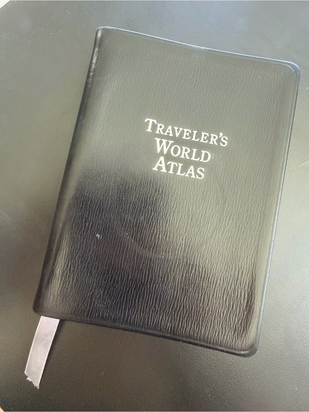 Tiffany & Co Traveler's World Atlas Black / Silver Leather cover 2002